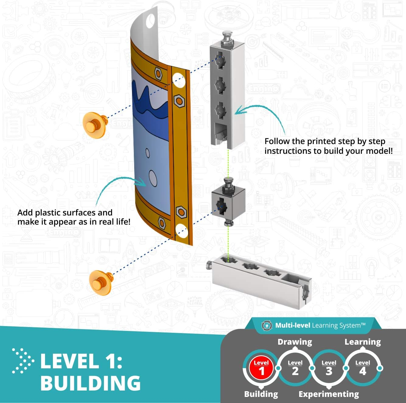 Engino Academy of Steam Hydraulics Science Building Block image number 4