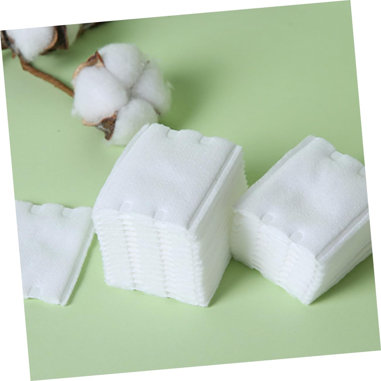 222Pcs Double Sided Makeup Cotton Pads Soft Durable Facial Puff for Makeup Removal Skin Care More for Toner Gel Lotion Application Portable image number 6