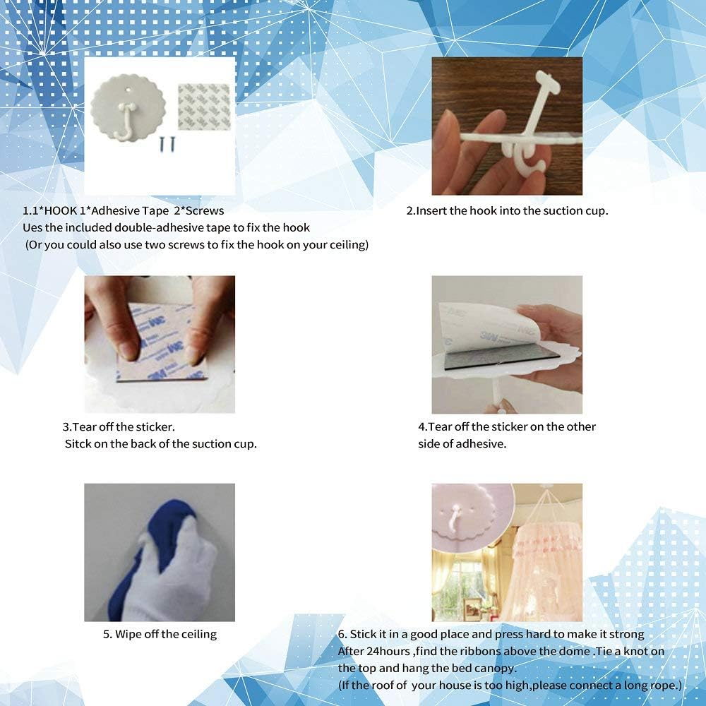 Princess Canopy for Girls Bed with Tassels Hideaway Tent for Kids Rooms or Cribs Nursery for Decoration, Playing,Reading,Sleep as Hanging House Castle - Fresh Green image number 7