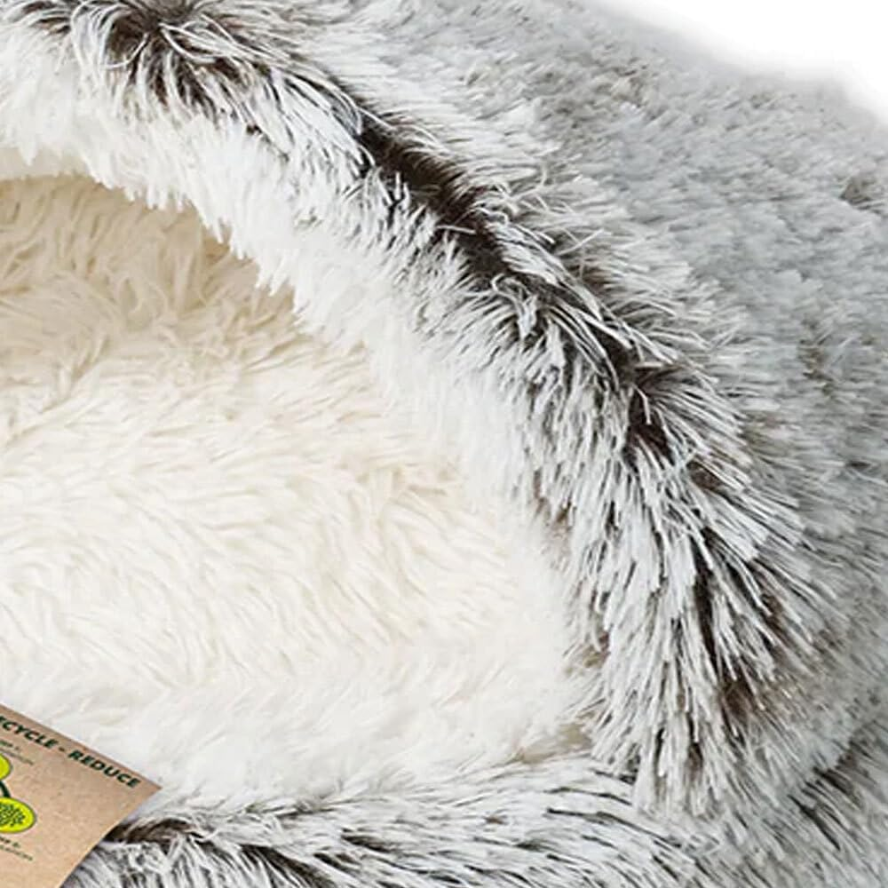M-Pets Snugo Eco Cat Sleeping Bed, Grey image number 2