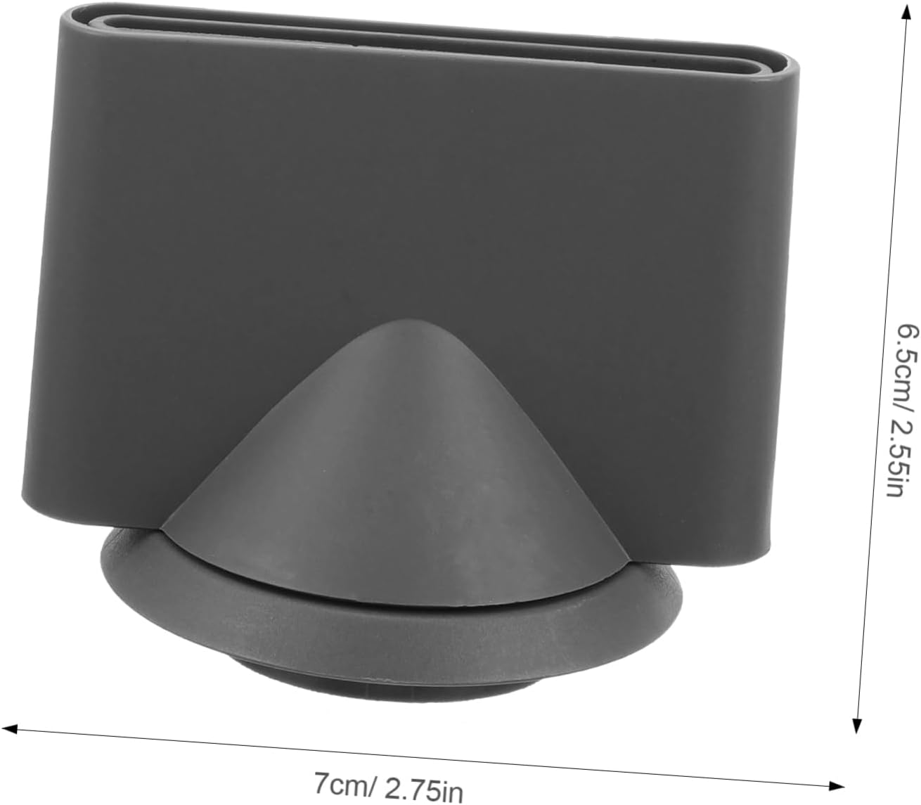 ELAYARD Modeling Concentrator Nozzle Hair Dryer Concentrator Attachment Hair Dryer Nozzle Attachment Blow Dryer Nozzle Attachment Hair Styling Tools Hair Dryer Single Nozzle Grey Plastic image number 6