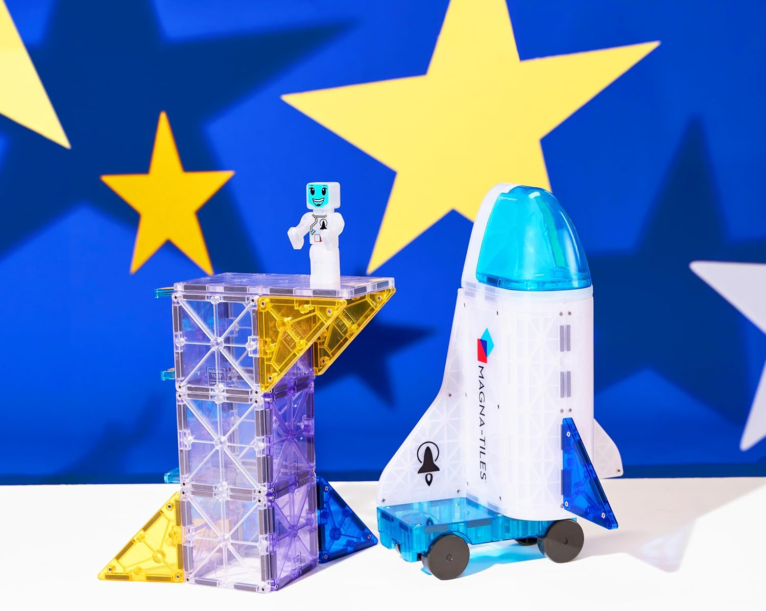 MAGNA-TILES - Space + Micromags - 32 Piece Set image number 1