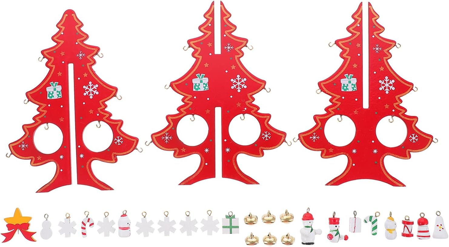 Creative Mini Christmas Tree Tabletop Ornament for Holiday Decor Model Bright Colors for Home and Christmas Party Display