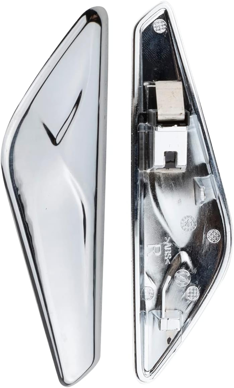 2 PCS Front Fender Right Left Side Fits BMW X3 F25 X4 F26 2013-2017 Replace 51117338570 51117338569 Chrome Trim Finisher image number 6