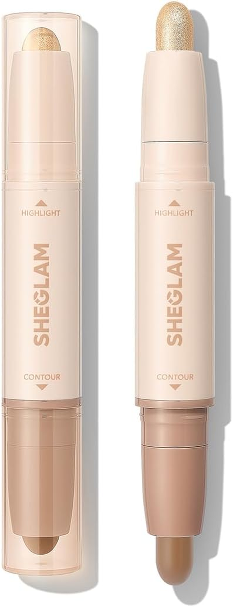 SHEGLAM 2-In-1 Contour & Highlight Stick Cream Waterproof Contour Stick-Hazelnut Latte image number 1