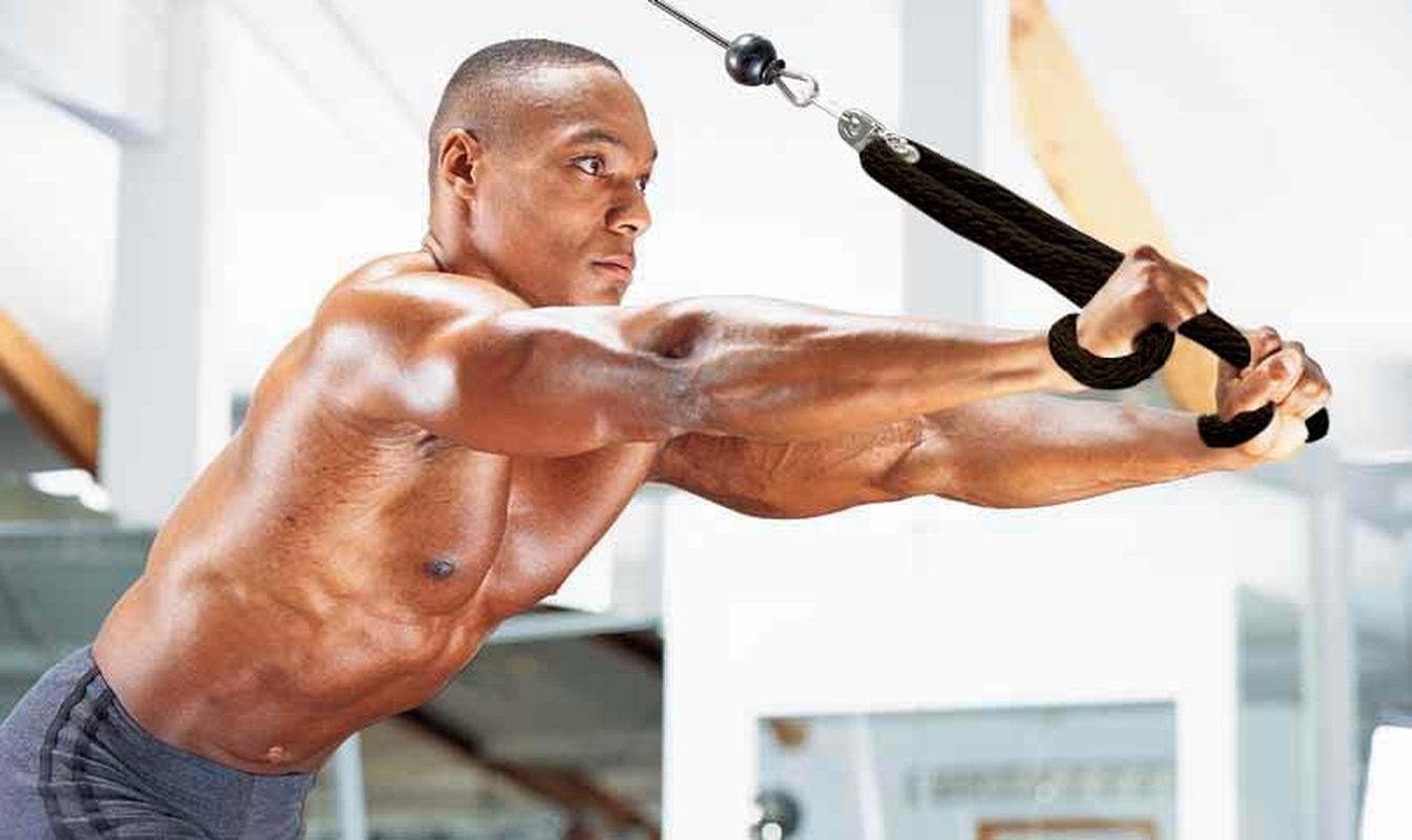 Tricep Rope 39 Inches Tricep Rope Cable Attachment &ndash; Tricep Pull down Rope for Cable Machine, Easy to Grip & Non-Slip Cable Attachment for Gym Workout Exercise