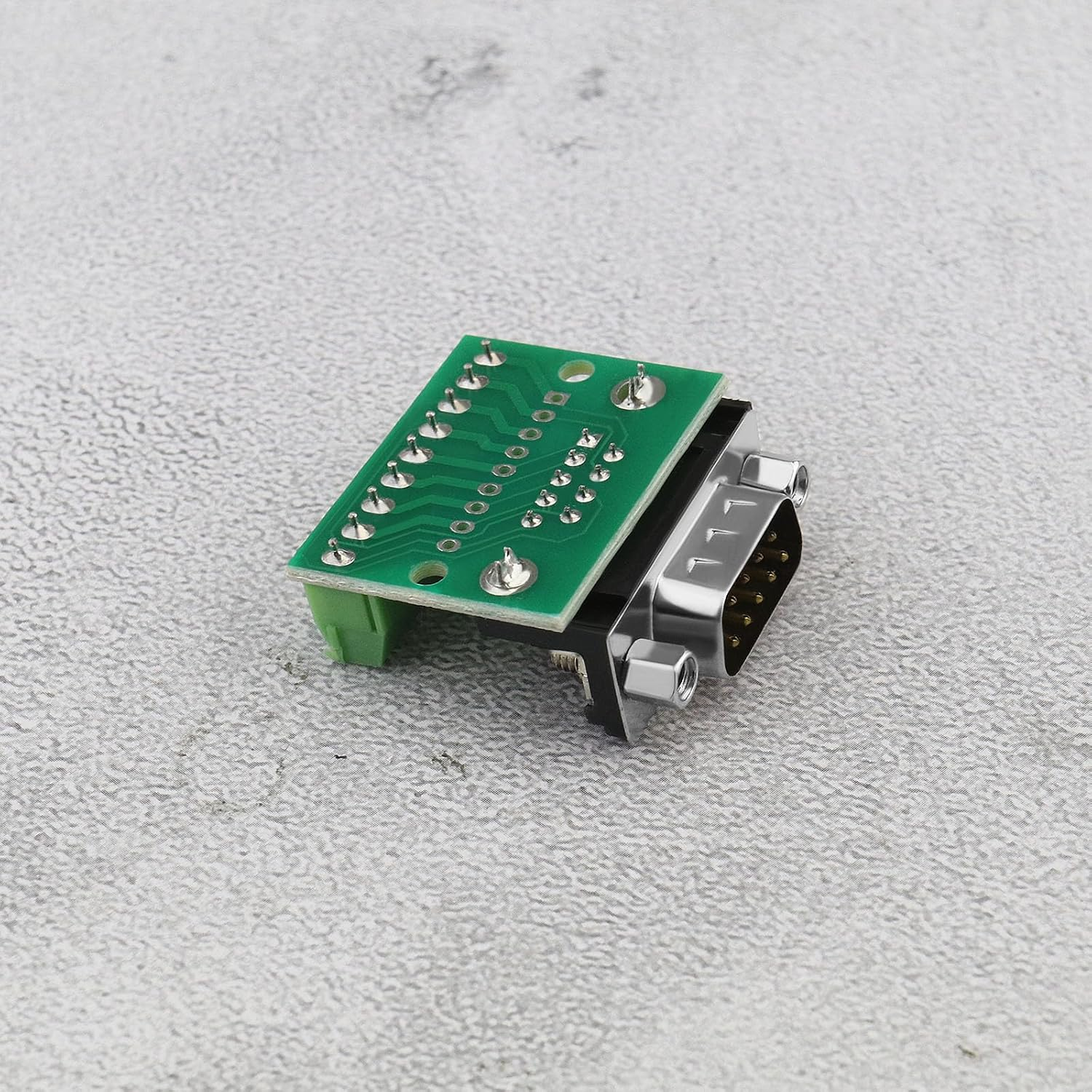 Emagtech 2PCS DB9 Breakout Board Connector 9 Pin 2 Row Male RS232 Serial Port Terminal Block Adapter Solderless Module for Automatic Control Equipment image number 3