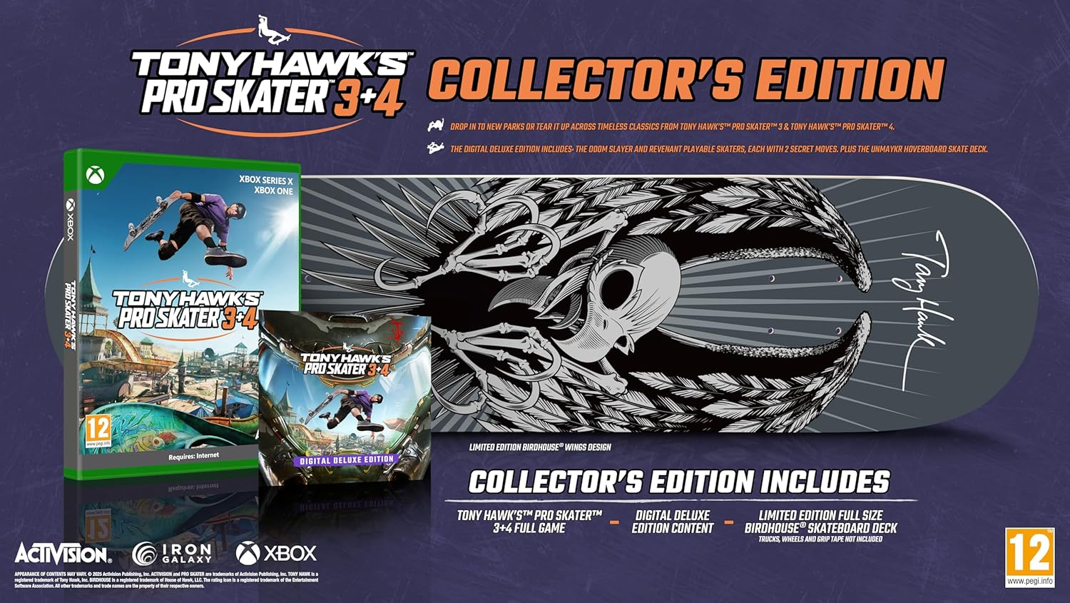 Tony Hawk'S Pro Skater 3+4 Collector'S Edition (Xbox Series X) image number 3