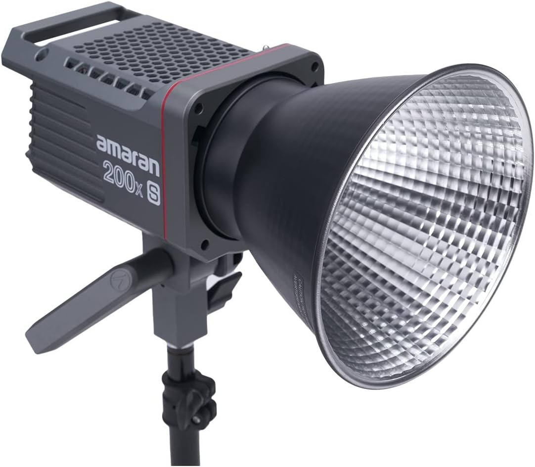 Aputure Amaran 200X S 200Xs 200X-S 200W Bi-Color LED Video Light, DC/AC Power Supply, Bluetooth App Control, CRI95+ TLCI98+, 9 Lighting Effects for Filmmaking Studio Photography (200X Upgrade 2023)