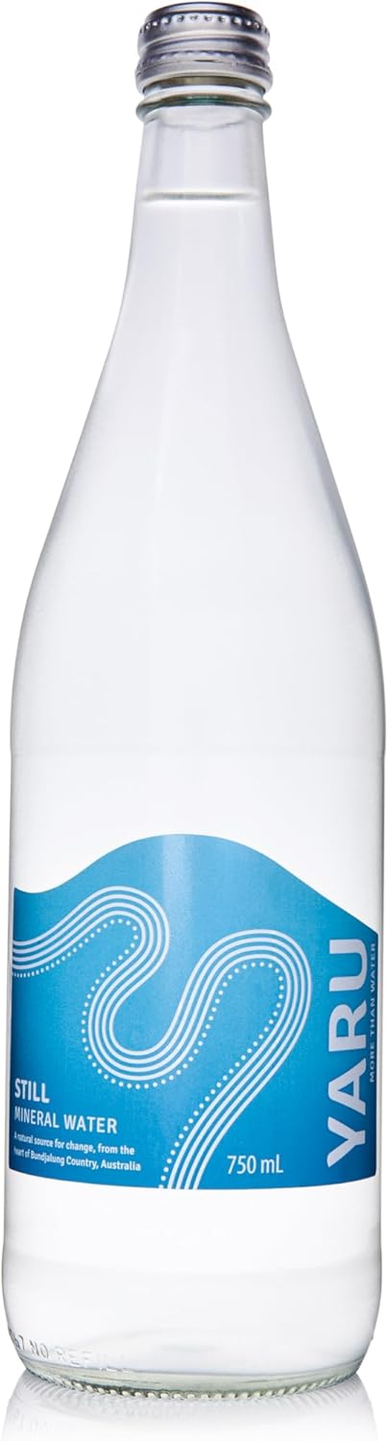Yaru Water Still Mineral Water in Glass Bottle, 750 Ml (Pack of 12)