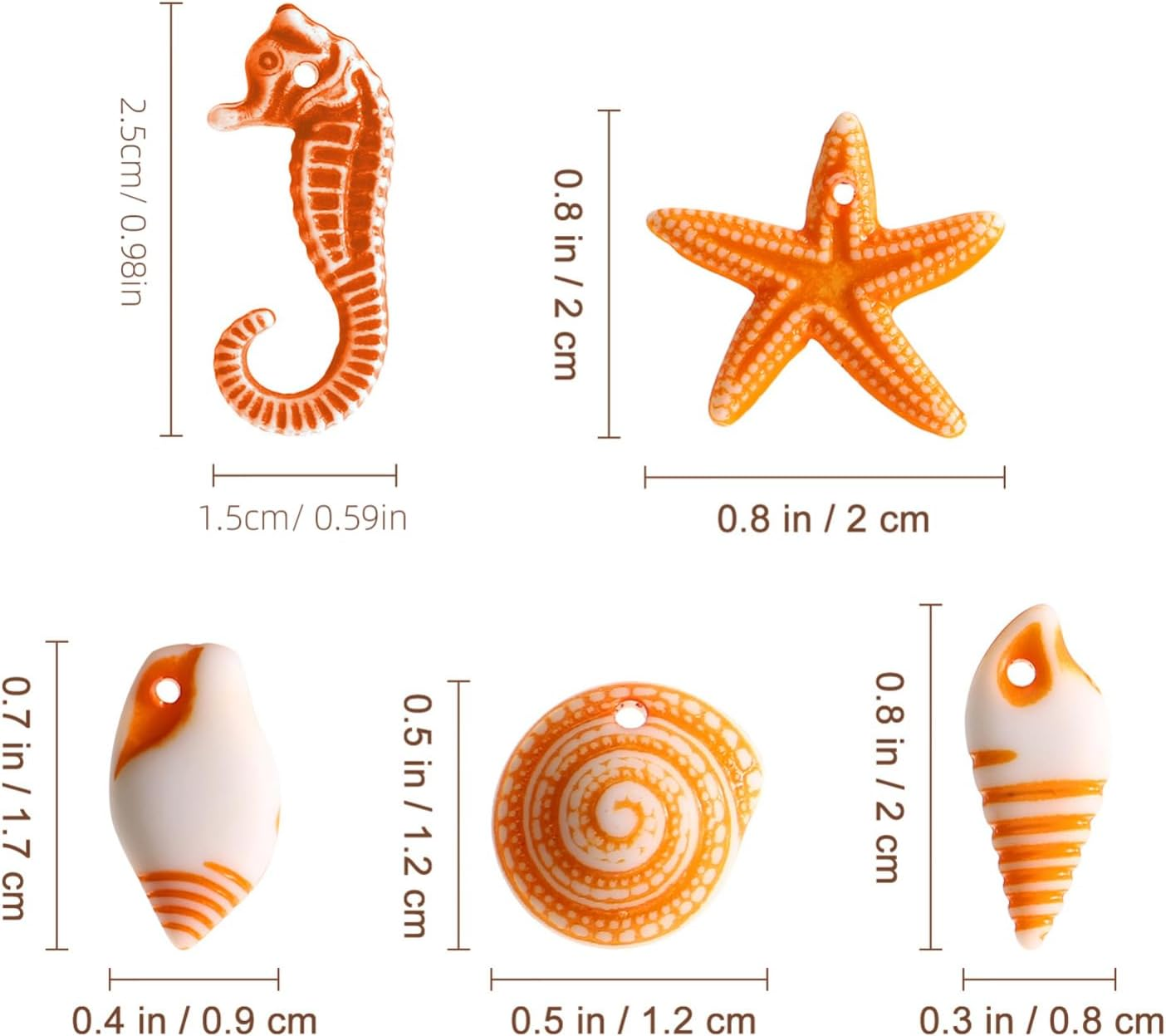 Toyvian 48Pcs Micro Landscaping Sea Animals Decorations, Tiny Sea Animals Hanging Ornaments for DIY Fish Tank Potted Ornaments Aquarium Christmas DIY Craft Project image number 6