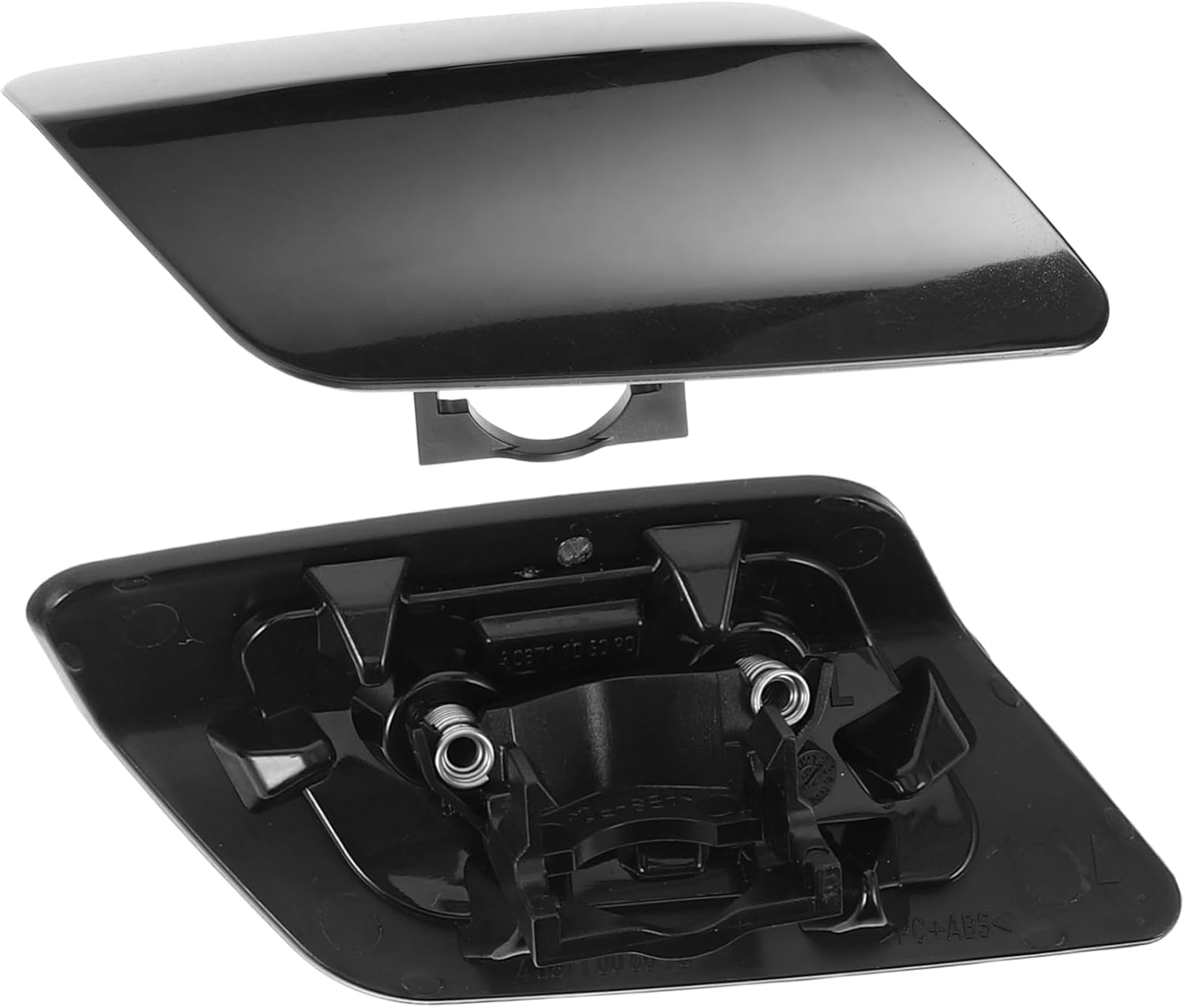 CHICAMPERA Replacement Front Headlight Washer Nozzle Cover Cap Set Left and Right for Automotive Bumper Headlight Cleaning Kit Compatible with Car Care and Maintenance image number 4