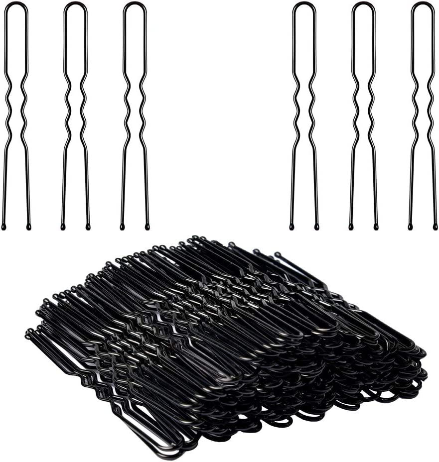 U Shaped Hair Pins, IKOCO 80Pcs of Bun Hair Pins for Women Girls with Storage Box(2.4 Inch) image number 1