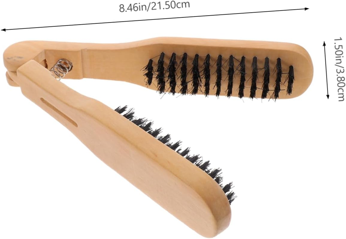 FOYTOKI Manual Hair Straightener Comb Precision Temperature Control Hair Styling Grooming Tool image number 3