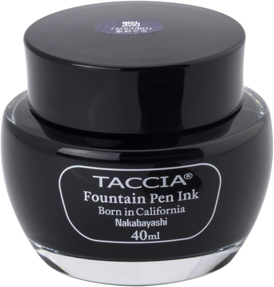 TACCIA TFPI-WD40-10 Blue Ink Fountain Pen Ink, Water-Based Dye, Blue