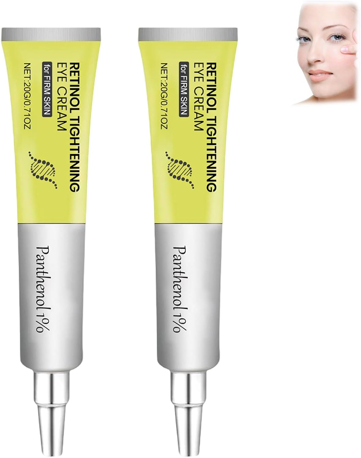 Retinal Shot Tightening Booster, Brightening Eye Treatment for Dark Circles, Long-Lasting Hydration and Moisturizing, Refreshing Formulated, Non-Greasy for All Skin Types (1Pcs)