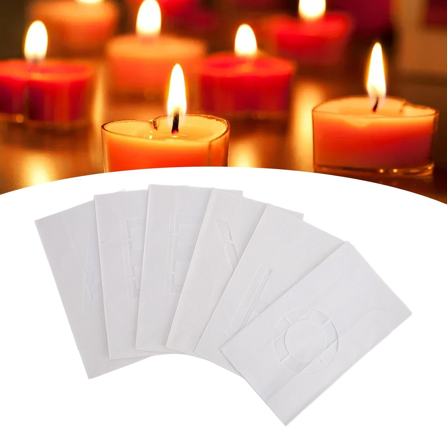 Baby Shower Oh Baby Candle Lantern Bags 6Pcs Decorative Candle Paper Bag for Newborn Arrival image number 3