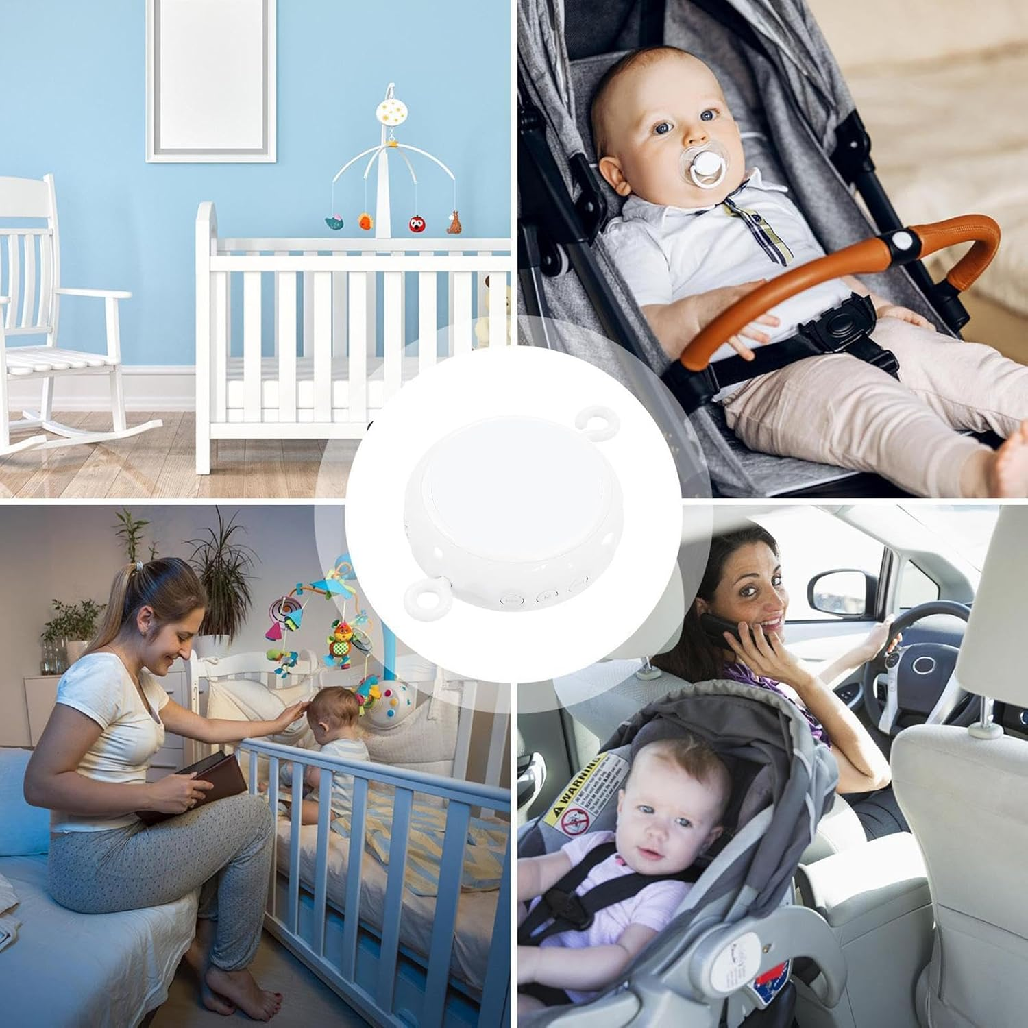 Kid Mobile Music Box Rotating - 3 Modes Crib Music Mobile | 24 Piano Lullabies Auto Kid Music Box, Volume Control Musical Mobile Rotary Music Box for Girls, Boys In