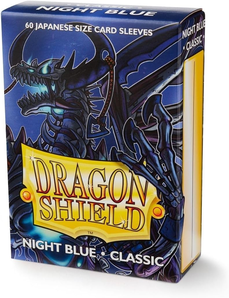 Dragon Shield Japanese DS60 Classic Card Sleeves, Night Blue image number 3