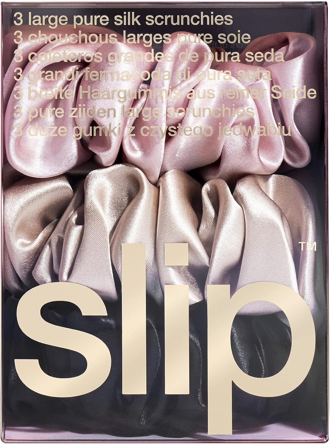 SLIP Pure Silk Scrunchies, 3 Count image number 3