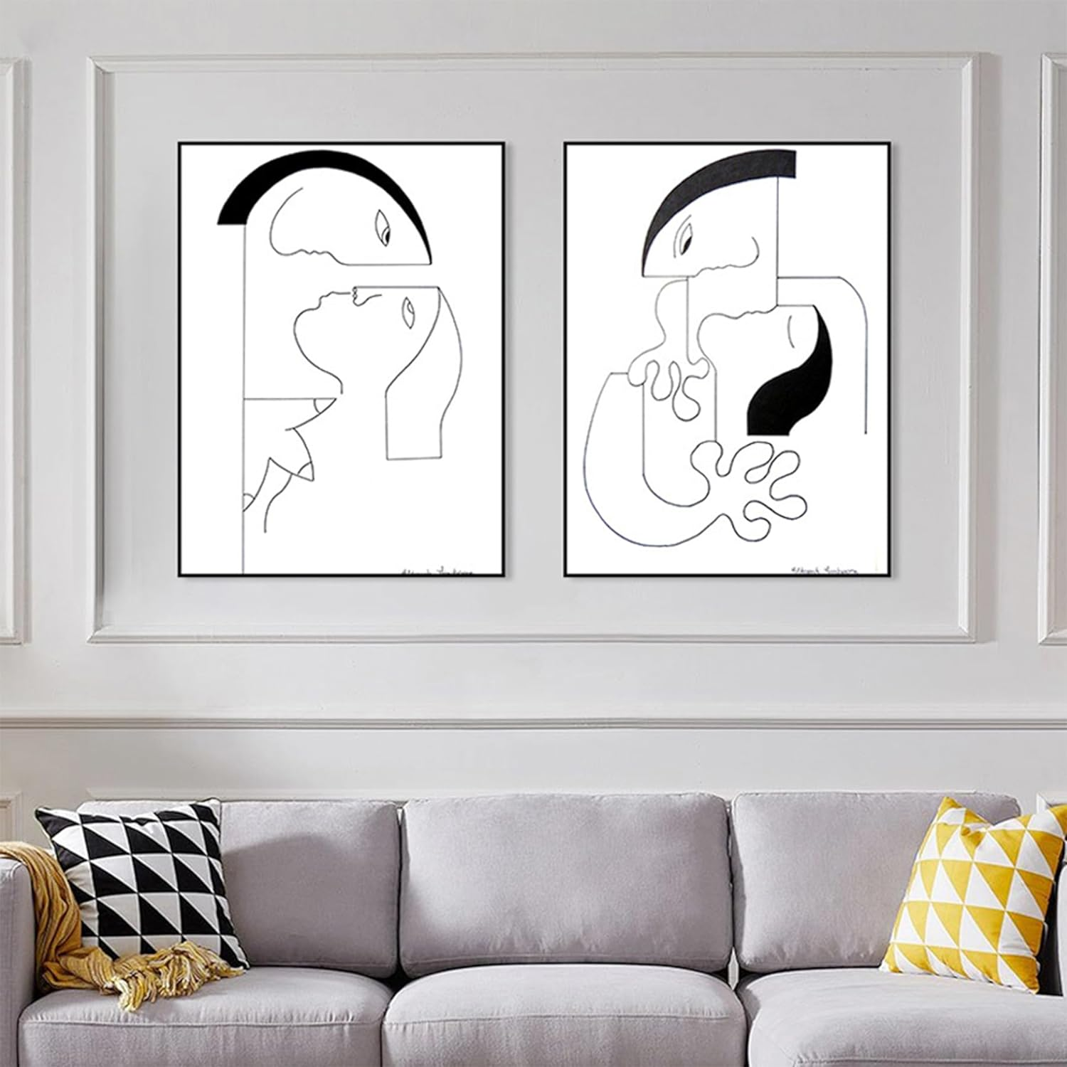 Peel and Stick Chair Rail Panel Molding Finish Trim for Home Decoration & Wall Protection (Paintable White, 3M X 6Cm) image number 1