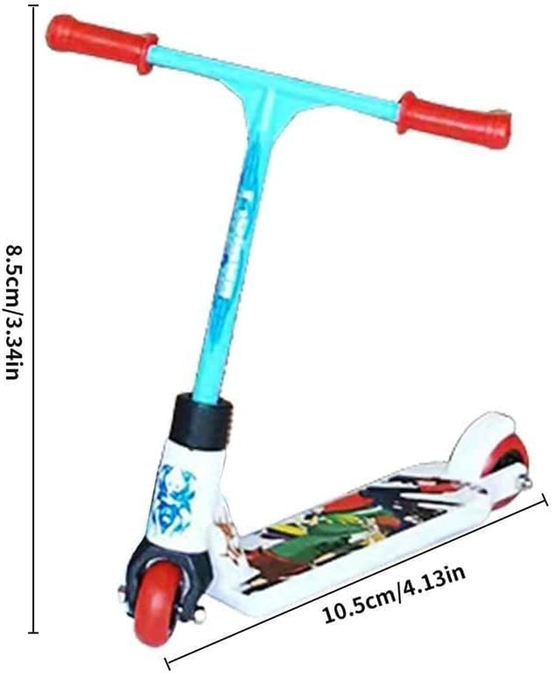 Labriciyon Red Finger Scooter Mini Finger Scooter Two Wheel Scooter Finger Training Toys Mini Finger Skateboards Finger Toys，Finger Boards and Finger Bikes，Exercise One'S Fingers image number 1