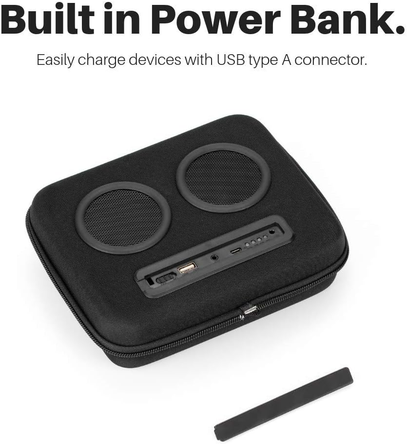 THE #1 Cooler with Speakers on Amazon. 15-Watt Bluetooth Speakers & Subwoofer for Parties / Festivals / Boat / Beach. Rechargeable, Works with Iphone & Android (Black, 2018 Edition) image number 6