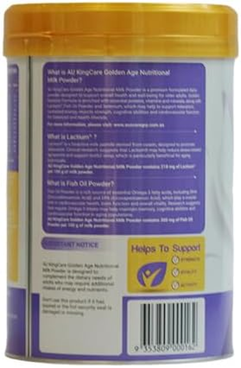 Au Kingcare Golden Age Nutritional Milk Powder,High Protein,Low Gi,800G image number 3