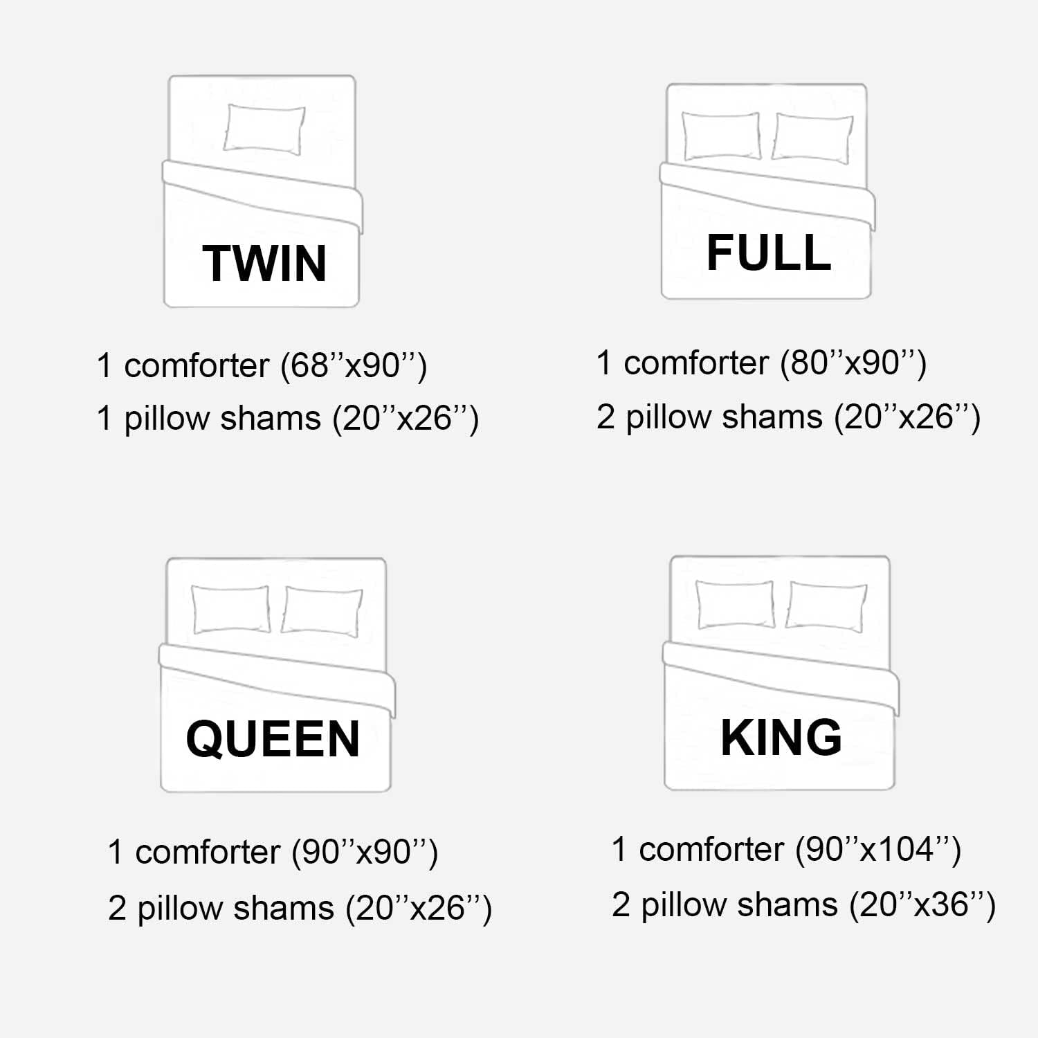 Dark Olive Green Full Comforter Set - 3 Piece Aesthetic Modern Bedding Set - All Season Farmhouse Soft & Lightweight Microfiber down Alternative Comforter Bed Set with 2 Pillow Shams for Women Men image number 5