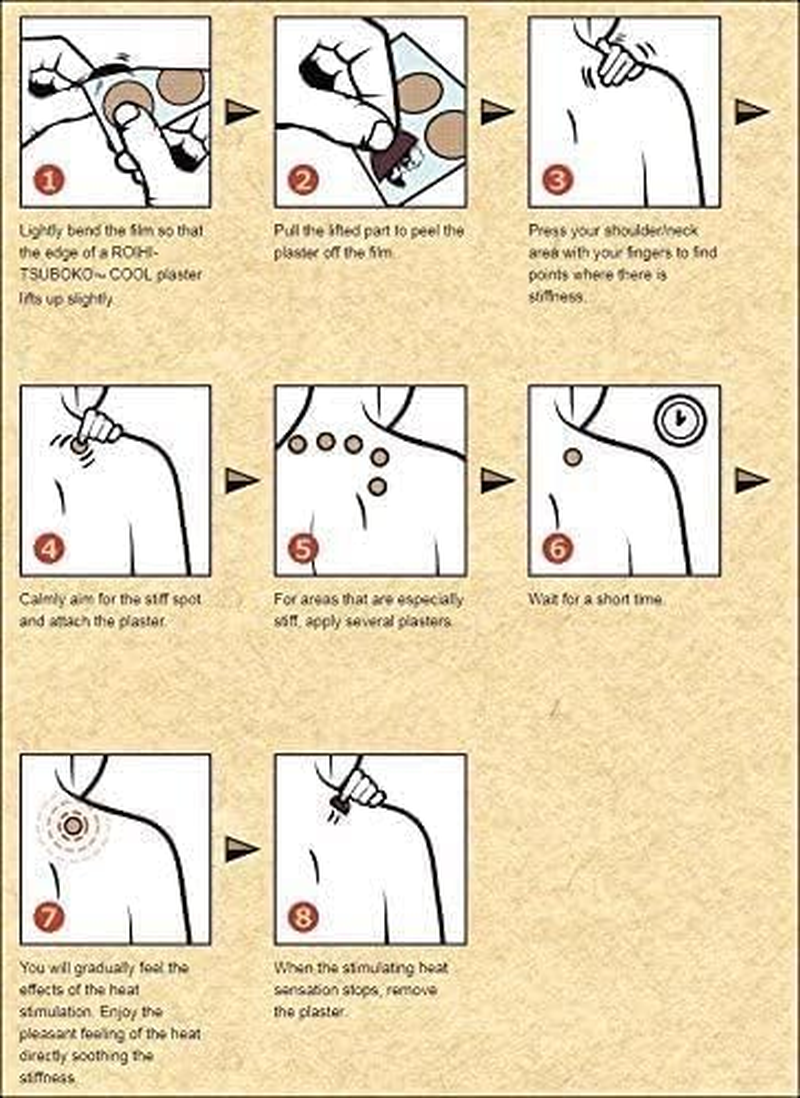 Nichiban Roihi Tsuboko Pain Relief Patches - 156 Sheets - Cool (Green Tea Set) by Nichiban image number 5