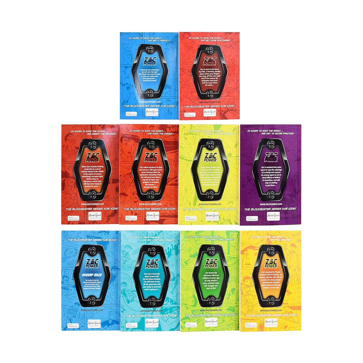 Zac Power Top 10 Books Collection Box Set by H.I. Larry image number 2