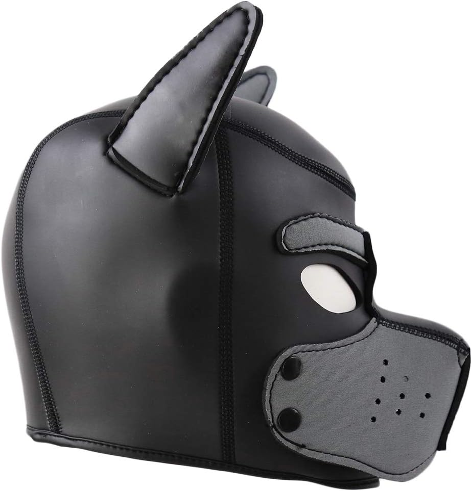 Moleney Unisex Neoprene Dog Head Mask image number 1