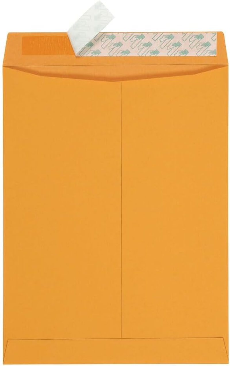 Quality Park 10 X 13 Catalog Envelopes with Self Seal Closure, 28 Lb Brown Kraft, Great Option for Mailing, Storage and Organizing, 100 per Box (44762) - White image number 3