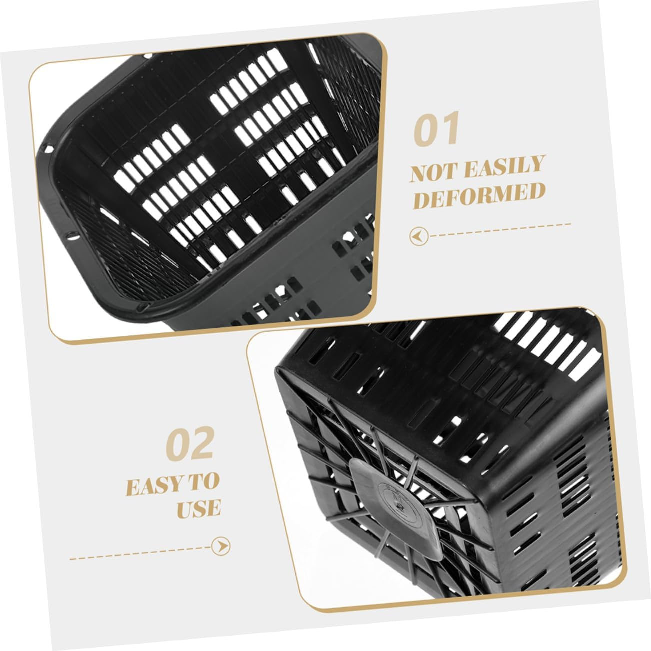 ROMISBABA 10Pcs Hydroponic Mesh Planting Cups Reusable Net Pots for Soil-Less Cultivation for Vegetables and Indoor Gardening and Ventilated Design image number 6