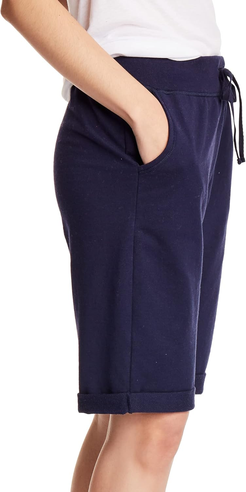 Hanes Women'S French Terry Bermuda Short image number 5