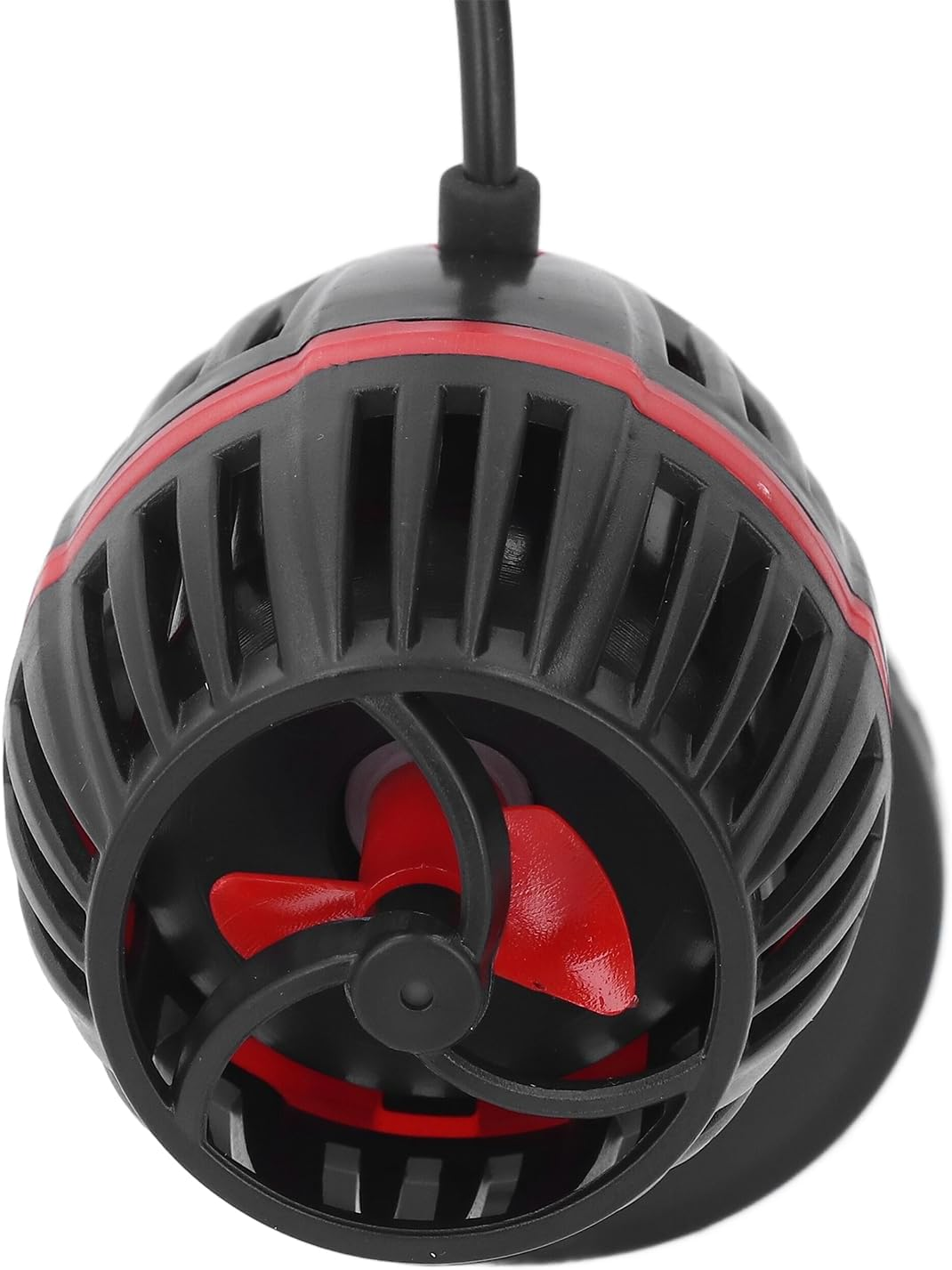 Aquarium Circulation Wave Pump, Submersible Variable Frequency Remote Adjustment Wave Making Pump Effective Long Lifespan for Fish Tank (Black)