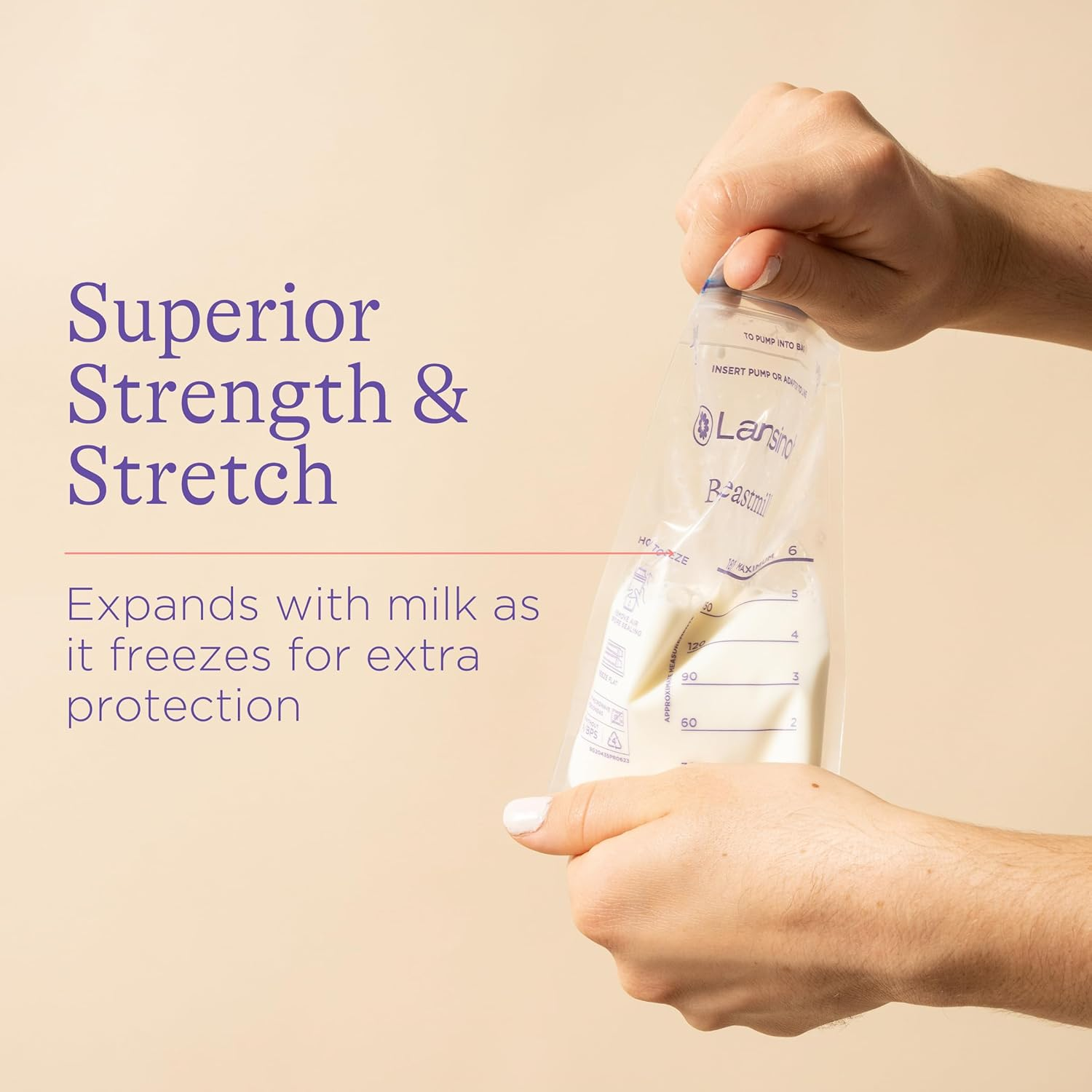 Lansinoh Breastmilk Storage Bags, BPA Free and BPS Free, 50 Count