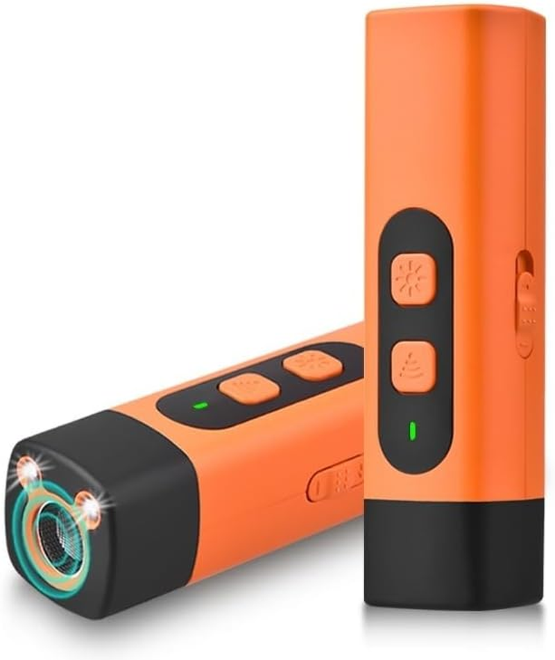 ​​Dog Bark Deterrent Ultrasonic Trainer - Rechargeable, 50Ft Range, Safe Pain-Free Training for Dogs, Flashlight & Anti-Barking Device (No Shock Collar)​ image number 3