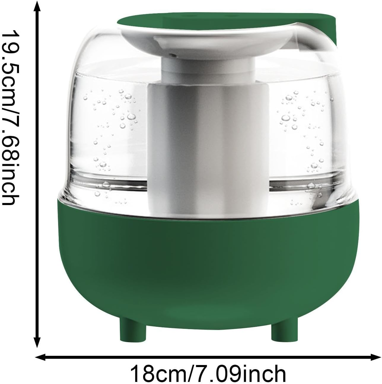 Cordless Battery Humidifier Battery - Cordless with Top Fill Silencer, Cool Dispenser 4L | Rechargeable Air Moisturizer for Baby Bedroom image number 1