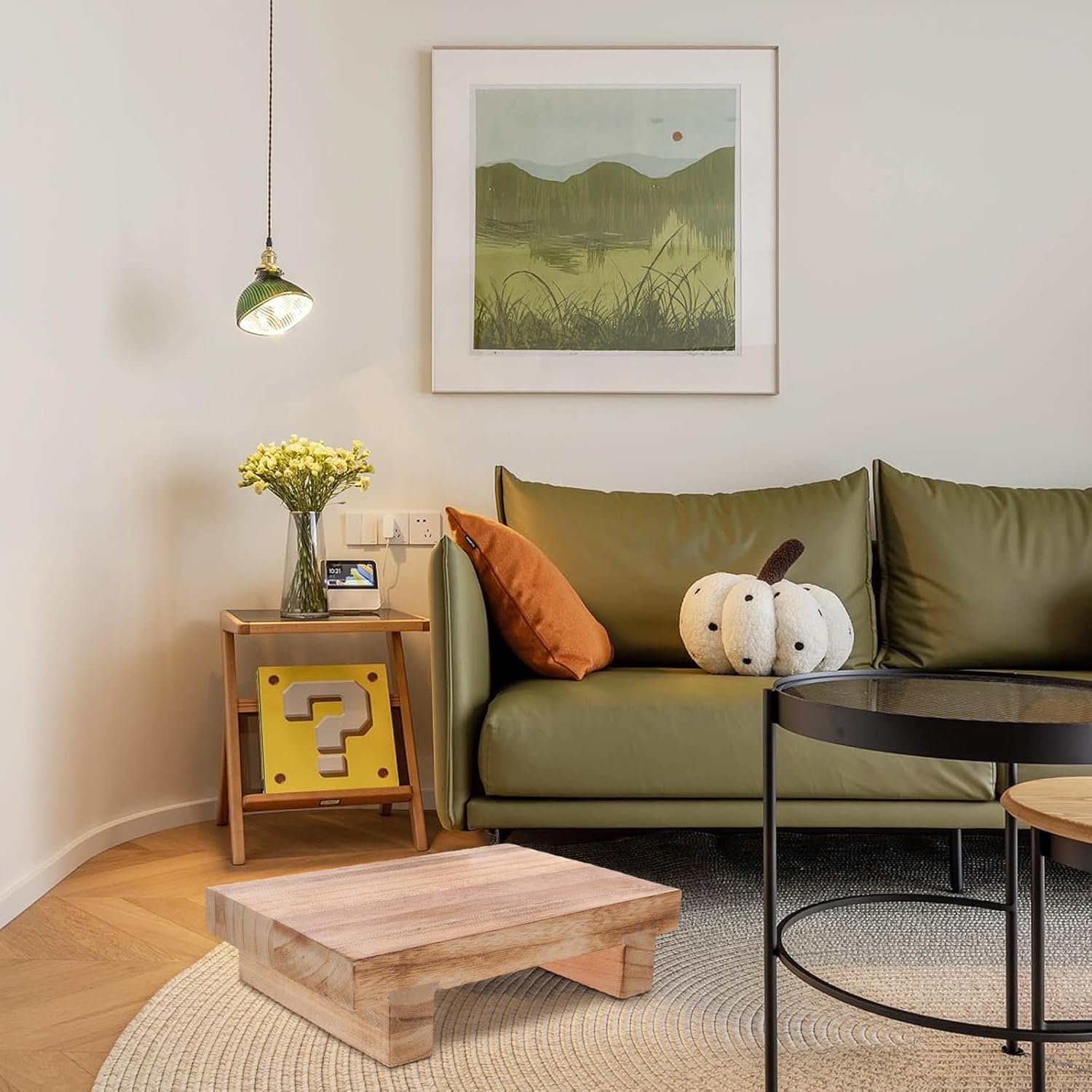 Cabilock Small Footstool for Elderly Compact Foot Rest for Living Room Bathroom Office and Entryway Versatile Step Stool for Adults image number 6