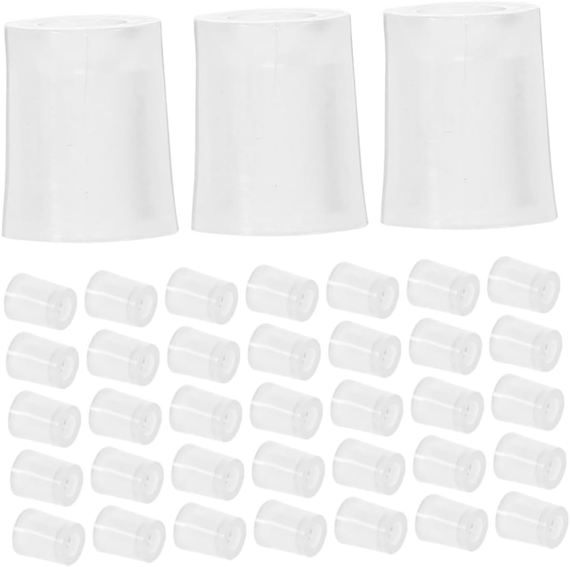 TEHAUX 100Pcs Perfume Syringe Dispenser Adapter Liquid Refill Transfer Tool Bottle Adapter for Perfume Syringe Extraction and Injection image number 6