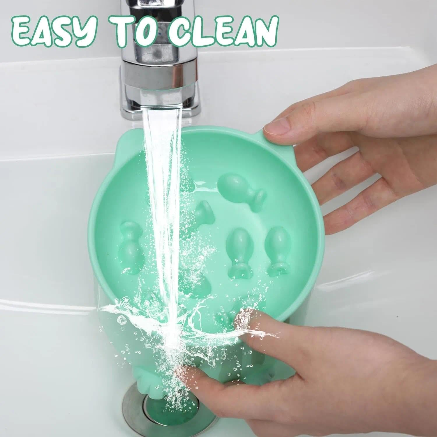 Elevated Slow Feeder Cat Bowl with Ergonomic Design for Healthy Feeding and Digestion Support-Ermaoo image number 3