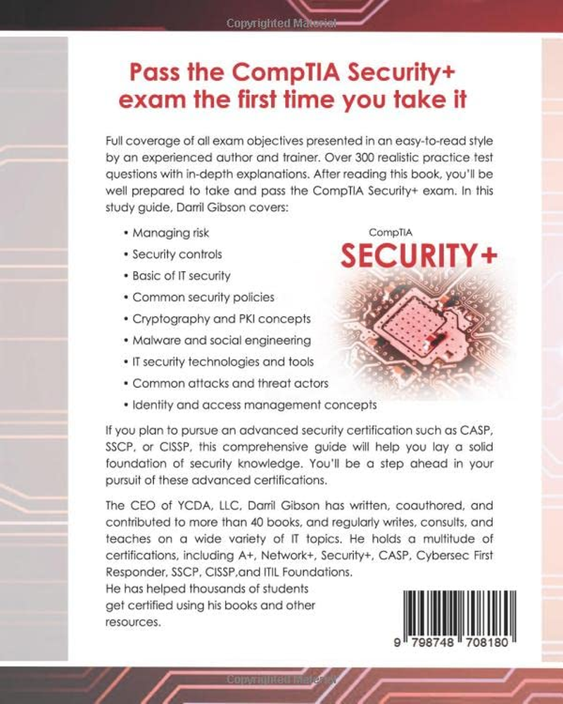 Comptia Security+ Get Certified Get Ahead: SY0-601 Study Guide image number 2