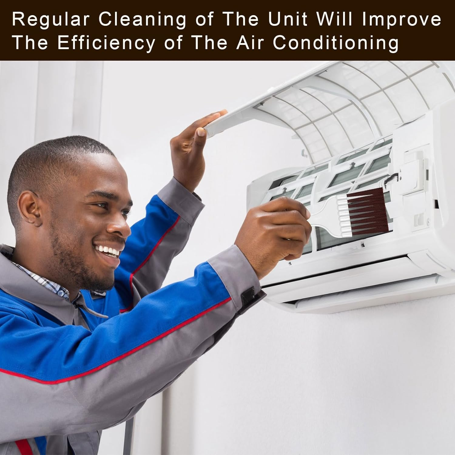 Lamellar Comb, Pack of 2 Slat Comb Dryer, Condenser Comb Dryer, Condenser Stainless Steel Radiator, Dryer Cleaning Brush, for Cleaning Air Conditioners, Refrigerators, Evaporators image number 1