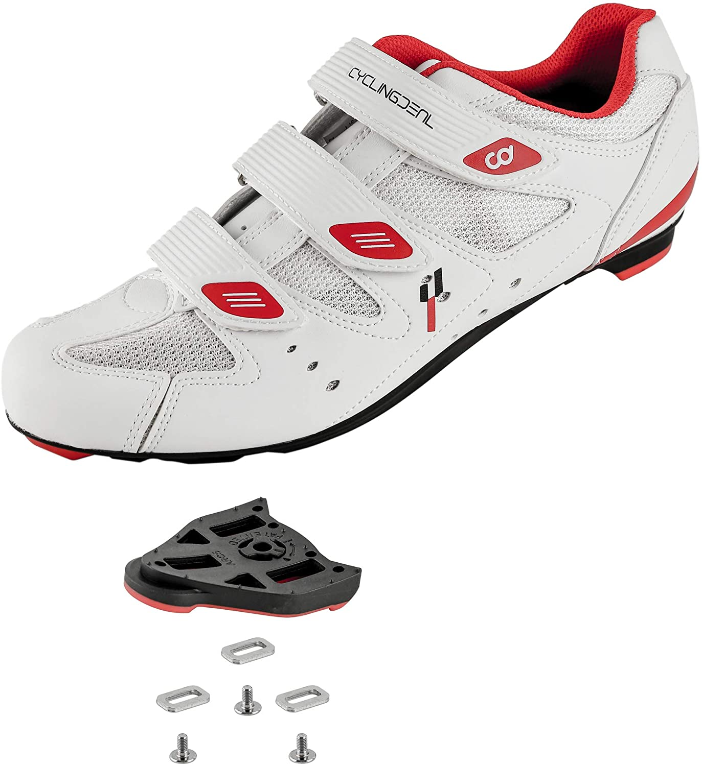 Cyclingdeal Bicycle Road Bike Universal Cleat Mount Men'S Cycling Shoes