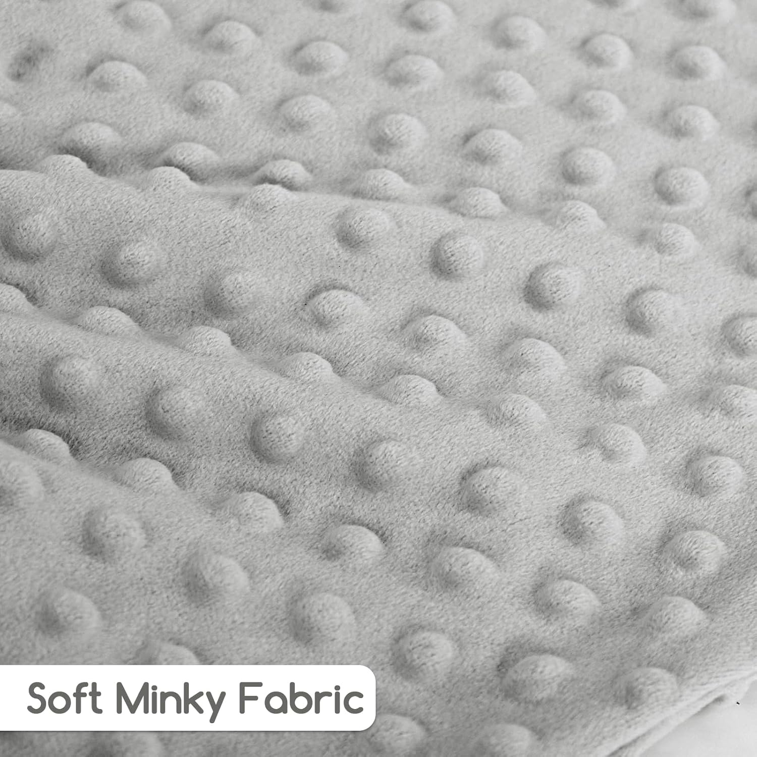 GFU Breastfeeding Pillow for Newborn with Dot Fabric Nursing Pillow Cover, Soft Comfortable Nursing Pillow for Breast Feeding and Bottle, Grey image number 2