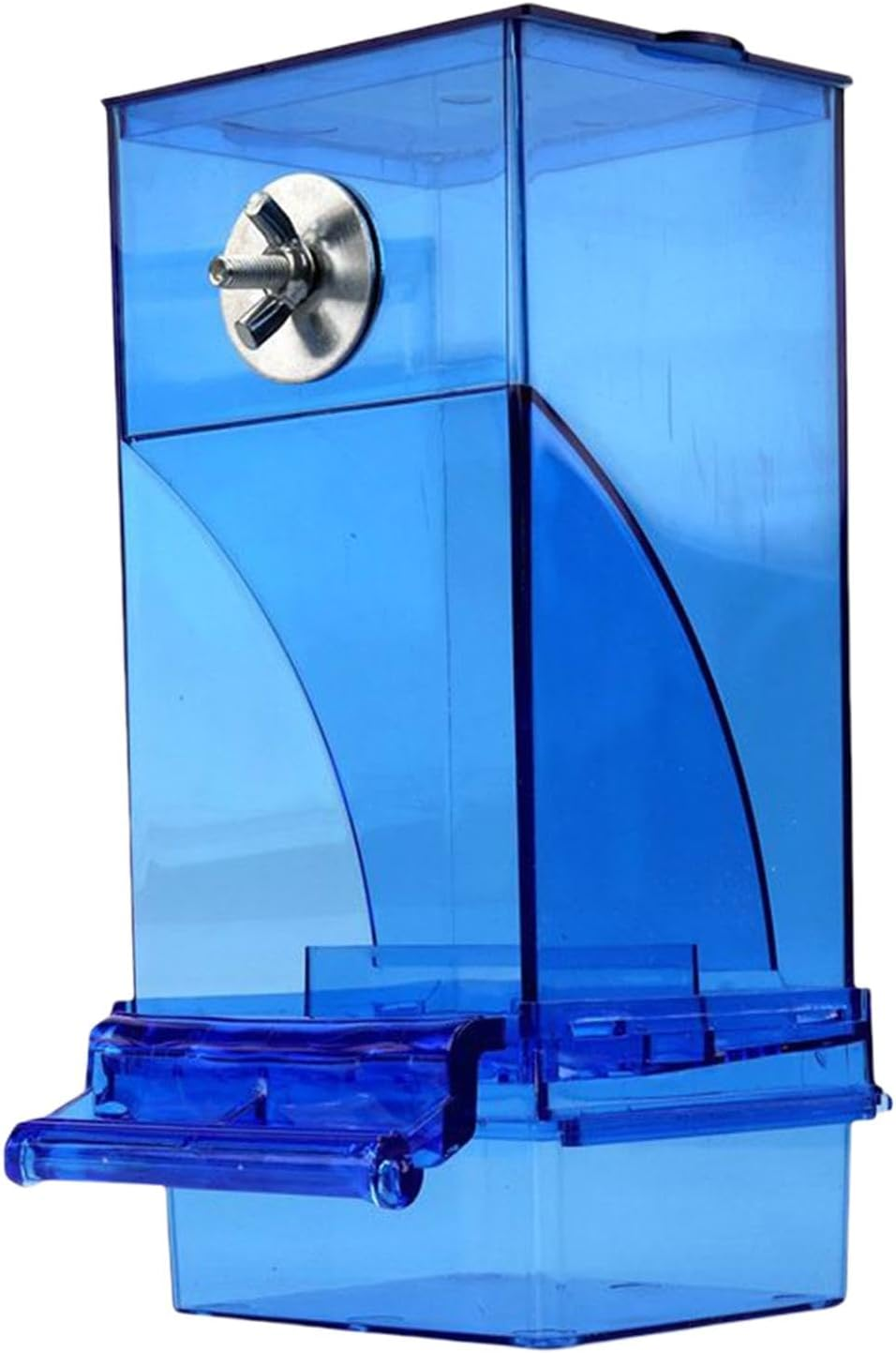 No Bird Feeder for Cage,Automatic Clear Acrylic Parakeet Feeder | Parrot Foraging Feeder for Cockatiel, Bird Cage Accessories for Most Birds Parrots Canaries Cockatoos