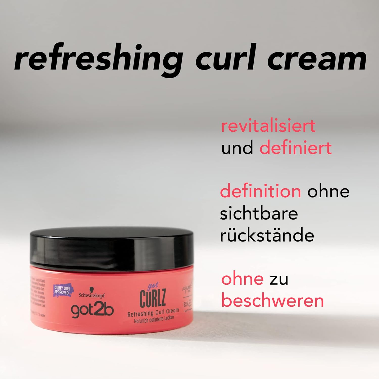 Got2B Gotcurlz Refreshing Curl Cream (1 X 200 Ml), Moisturising Styling Cream for Styling and Nourishing Curls, Defines and Nourishes without Weigh Down image number 5