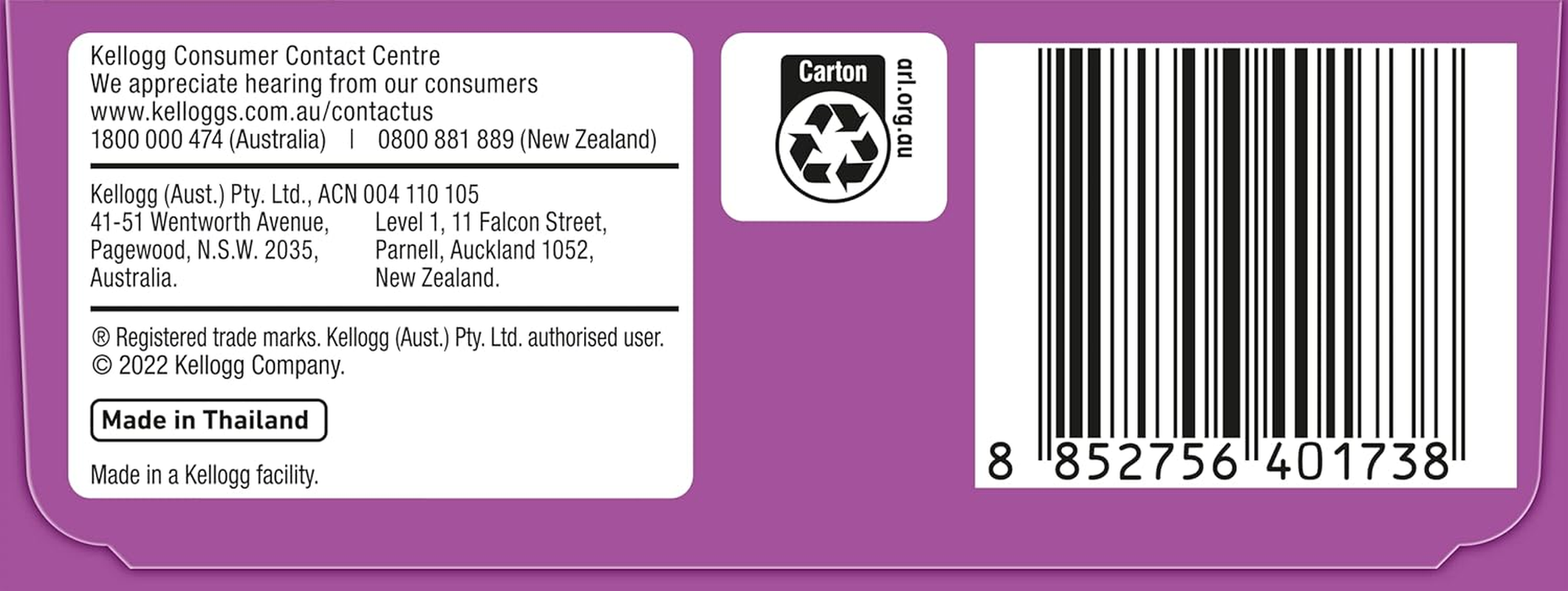 Kellogg'S Lcms Kaleidos Puffed Rice Snack Bars, 132G, 6 Count (Pack of 1) image number 4