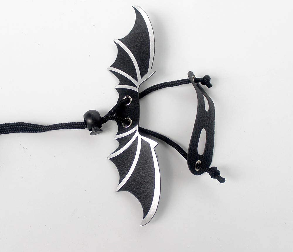 Outdoor Adjustable Black Soft Leather Lizard Leash Harness Set for Amphibians and Small Pet Animal image number 1